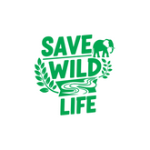 Zaqiz Save Animals and Wildlife Stickers – Awareness Stickers for Everyone