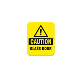 Caution Glass Door Safety Sticker – Clear Warning Sign for Offices & Shops