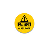 Caution Glass Door Sticker – Safety Warning Sign for Glass Entrances