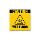 Wet Floor Warning Sign Sticker – Safety Instruction Vinyl Decal