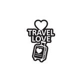 zaqiz Travel Love Sticker – Journey with Heart