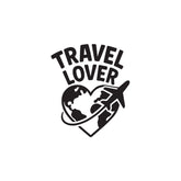 zaqiz Travel Lover Sticker – Explore the World with Heart
