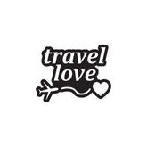 zaqiz Travel Love Sticker – Wanderlust in Style