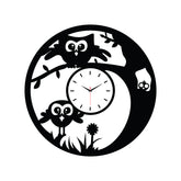 Cute Owl Acrylic Wall Clock for Kids Room Decor