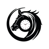 Luxury Horse Acrylic Wall Clock Modern Home Decor