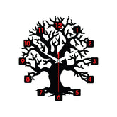 Tree of Life Acrylic Wall Clock for Modern Home Decor