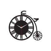 Vintage Bicycle Acrylic Wall Clock for Classic Home Decor