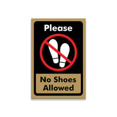 Respect the Space – Remove Shoes