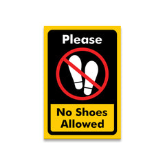 Respect the Space – Remove Shoes