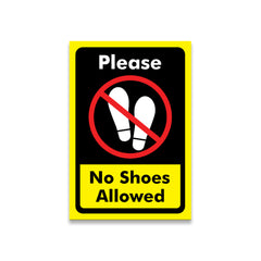 Respect the Space – Remove Shoes
