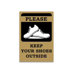 Remove Footwear Before Entering