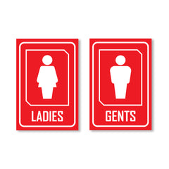 Professional Gents and Ladies Sign Board