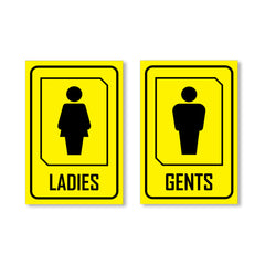 Professional Gents and Ladies Sign Board
