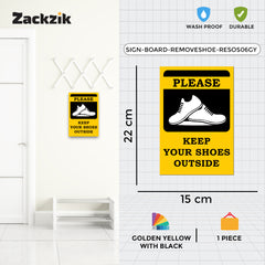 Remove Footwear Before Entering