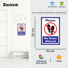 Respect the Space – Remove Shoes