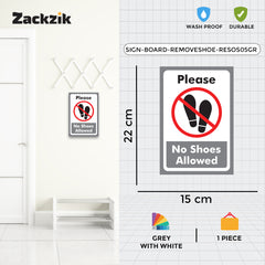 Respect the Space – Remove Shoes