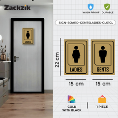 Professional Gents and Ladies Sign Board