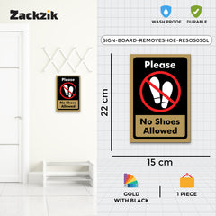 Respect the Space – Remove Shoes