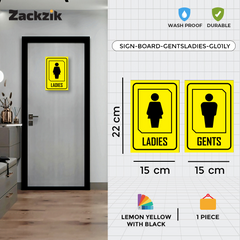 Professional Gents and Ladies Sign Board