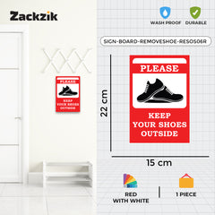 Remove Footwear Before Entering