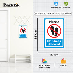 Respect the Space – Remove Shoes