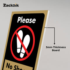 Respect the Space – Remove Shoes