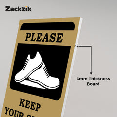 Remove Footwear Before Entering