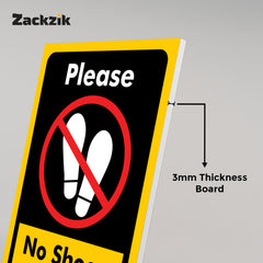 Respect the Space – Remove Shoes