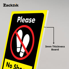 Respect the Space – Remove Shoes