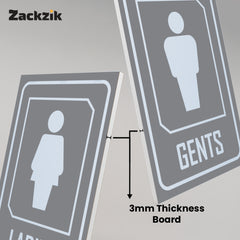 Professional Gents and Ladies Sign Board