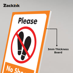 Respect the Space – Remove Shoes