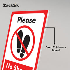 Respect the Space – Remove Shoes