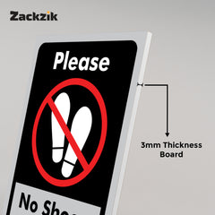 Respect the Space – Remove Shoes