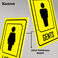 Professional Gents and Ladies Sign Board