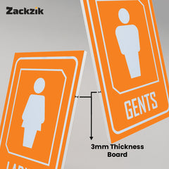 Professional Gents and Ladies Sign Board