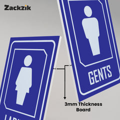 Professional Gents and Ladies Sign Board