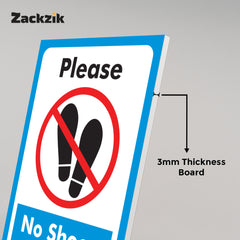 Respect the Space – Remove Shoes