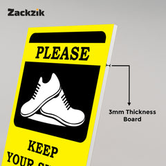 Remove Footwear Before Entering