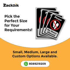 Respect the Space – Remove Shoes