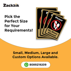 Respect the Space – Remove Shoes