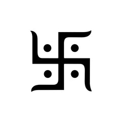 Hindu Swastik Car Sticker – Auspicious Vinyl Decal for Cars, Bikes, Home & Office | Waterproof & Durable