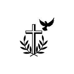 Christian Heart Cross Car Sticker – Jesus Faith Vinyl Decal for Cars & Bikes | Waterproof Religious Sticker (Copy)