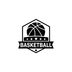Basketball Badge Car Window Sticker | Premium Sports Vinyl Decal for Cars & Laptops
