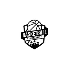 Basketball Tournament Badge Car Window Sticker | Sports Vinyl Decal for Cars & Laptops