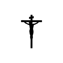Jesus Crucifix Car Sticker – Christian Cross Vinyl Decal for Cars & Bikes | Waterproof Religious Faith Sticker