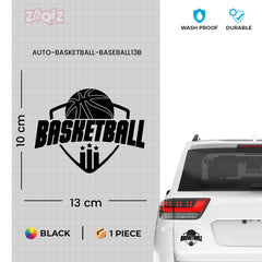 Basketball Badge Car Window Sticker | Premium Sports Vinyl Decal for Cars & Laptops (Copy)