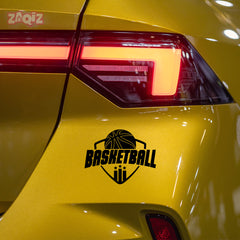 Basketball Badge Car Window Sticker | Premium Sports Vinyl Decal for Cars & Laptops (Copy)
