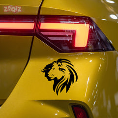 Lion Head Car Sticker – Fierce Lion Profile Vinyl Decal for Cars & Bikes | Waterproof Animal Graphic Sticker