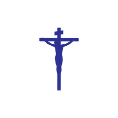 Jesus Crucifix Car Sticker – Christian Cross Vinyl Decal for Cars & Bikes | Waterproof Religious Faith Sticker
