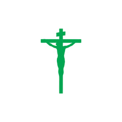 Jesus Crucifix Car Sticker – Christian Cross Vinyl Decal for Cars & Bikes | Waterproof Religious Faith Sticker